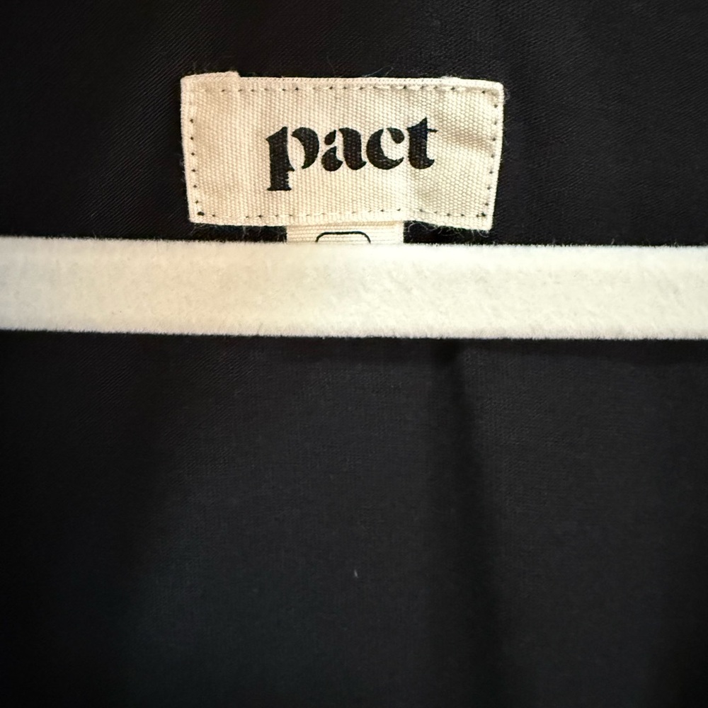 Pact Softspun Midi Tank Dress Black Organic Cotton Everyday Sleeveless - Picture 5 of 6
